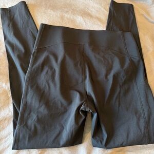 Spanx Black High Rise Leggings Women's M Sculpting Tummy